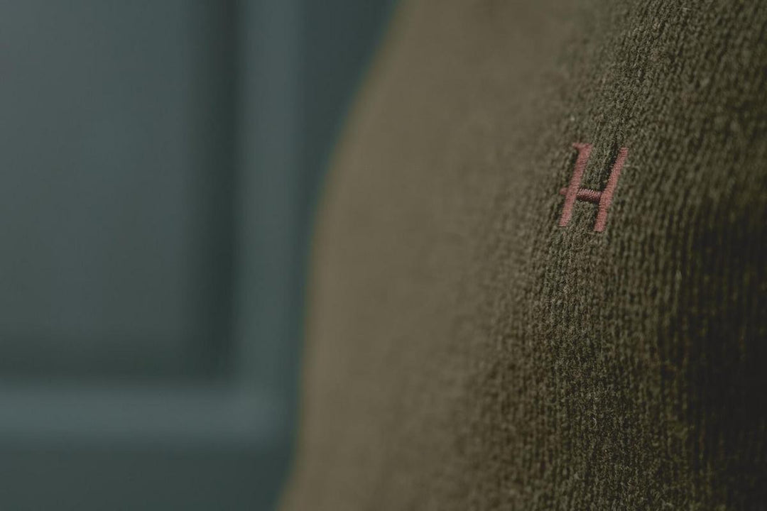 Harkila Vincent merino v-neck pullover Rosin