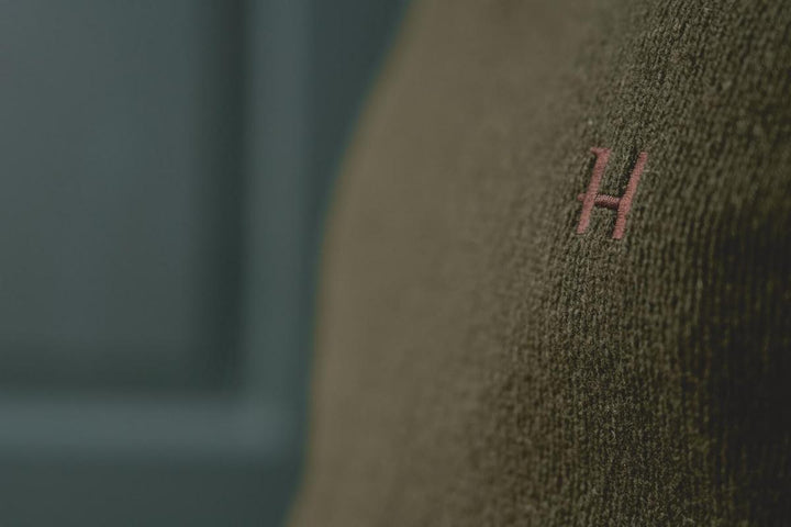 Harkila Vincent merino v-neck pullover Rosin