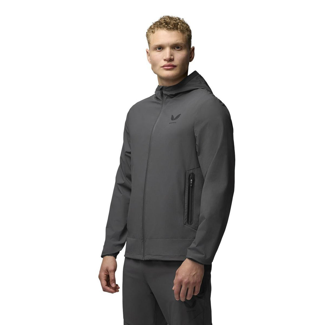 Castore Lightweight Flex Jacket Gunmetal/Black
