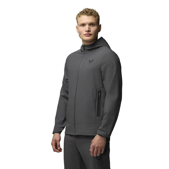 Castore Lightweight Flex Jacket Gunmetal/Black