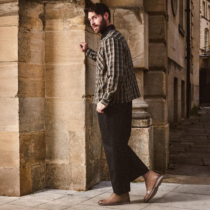 Samuel Leather Chukka Boot Stone