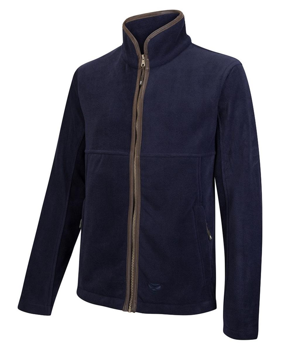 Hoggs of Fife Stenton Technical Fleece Jacket Navy