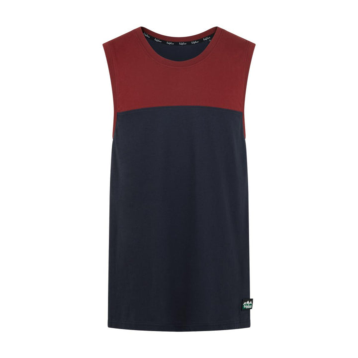 Ridgeline Ridgeline Mens Back Slider Singlet Top Navy Multi