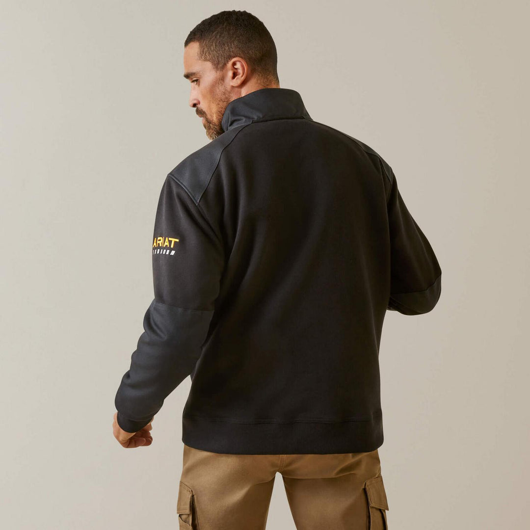Ariat Mens Rebar Workman Duracanvas 1/4 Zip Sweatshirt – view 6