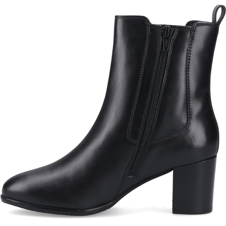 Camellia Heeled Boot BLACK