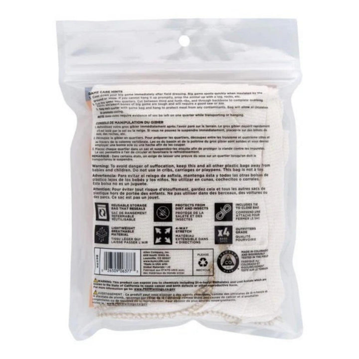 Allen Colorado Deer Quarter Game Bags 14 x 20 Inch Pack of 4