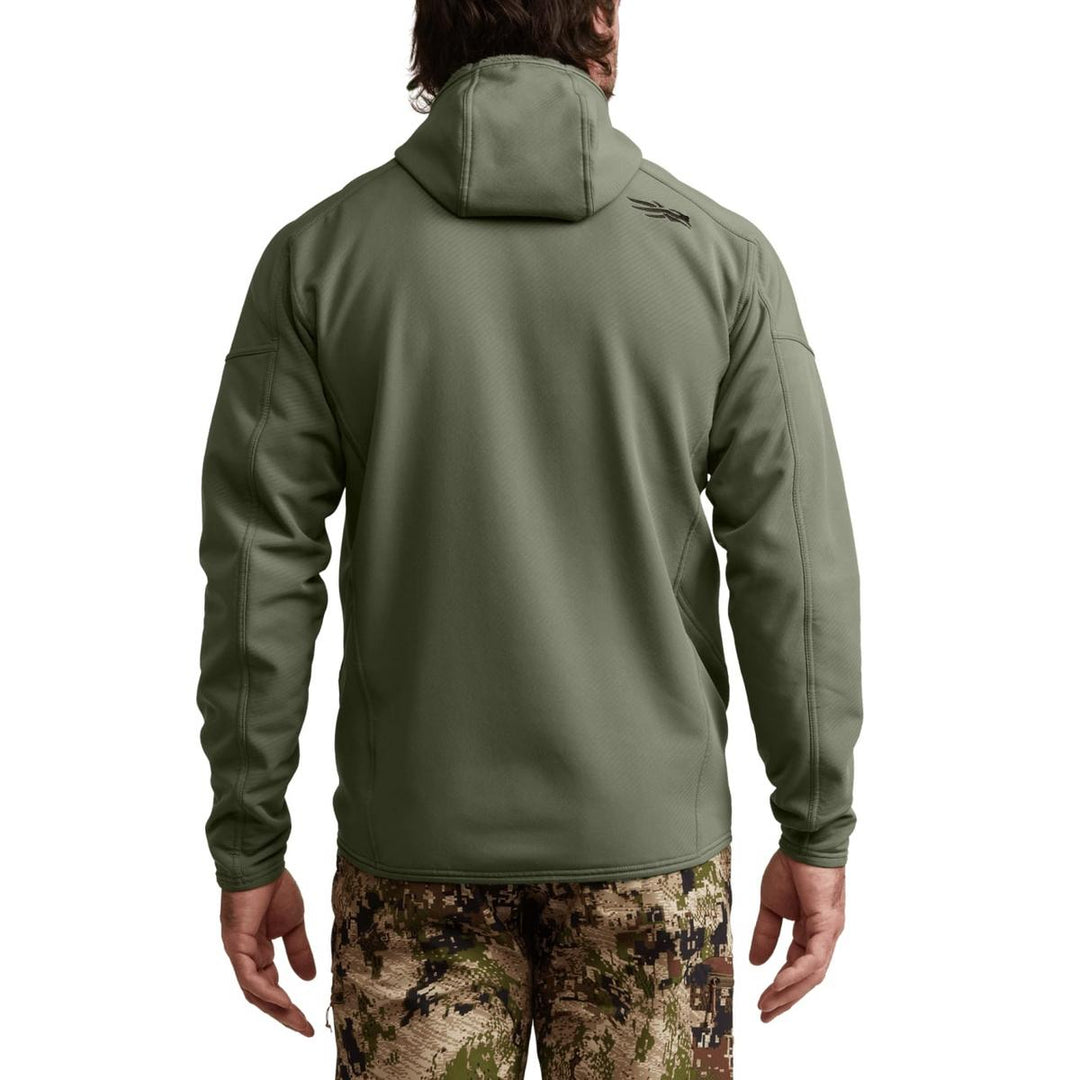 Sitka Alpha Fleece Hoodie - Olive Green