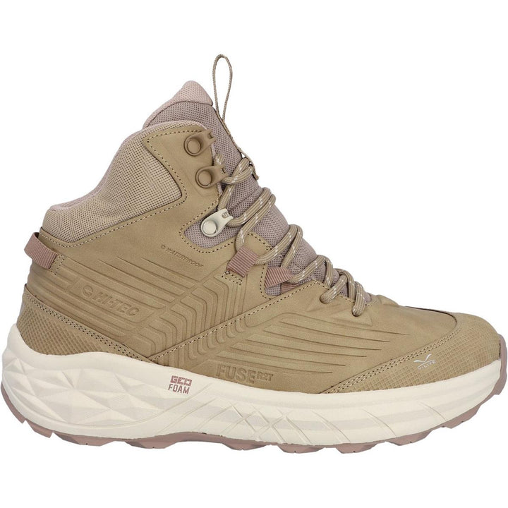 Hi-Tec Fuse Trek Mid Hiking Boots Taupe/Whitecap Grey/Warm Taupe
