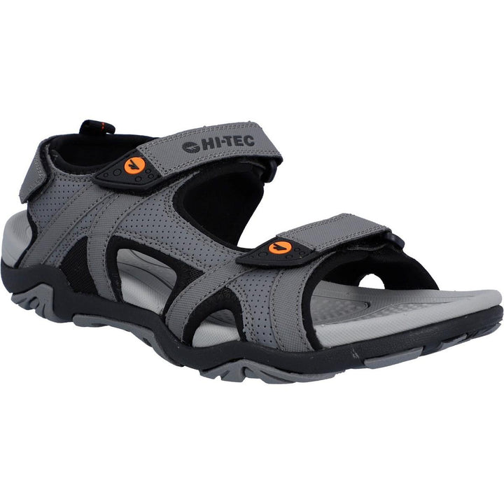 Hi-Tec Crater Sandal Steel Grey/Black/Orange