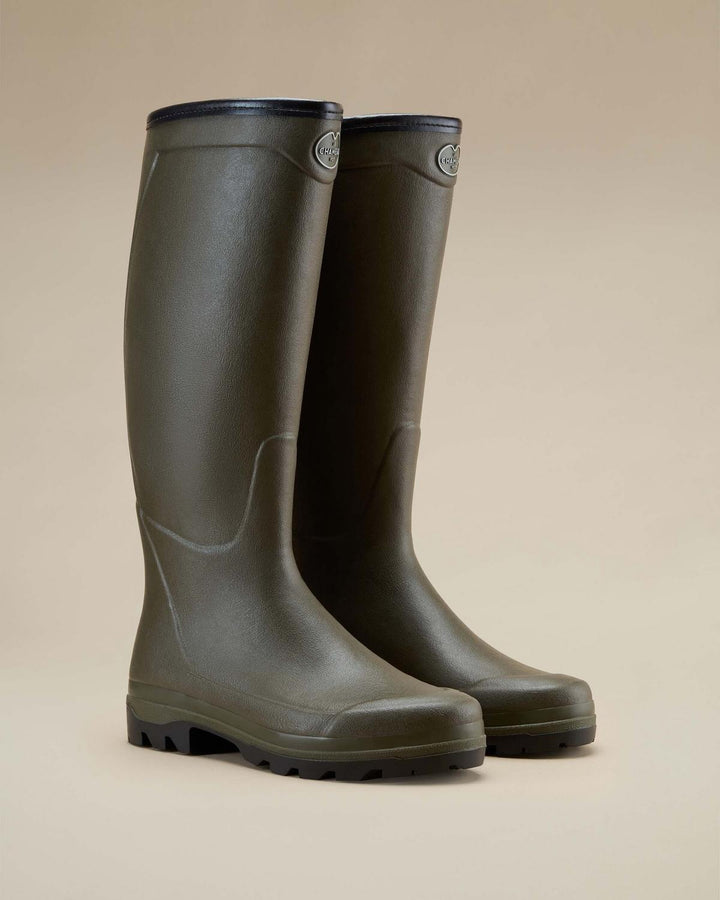 Le Chameau Men's Country Cross Neoprene Lined Wellington Boot