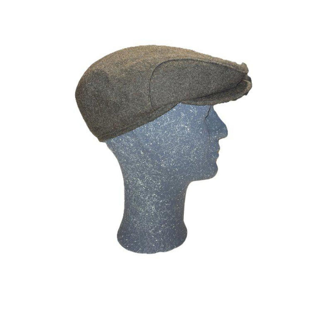 Titan Loden Flat Cap - Dark Olive