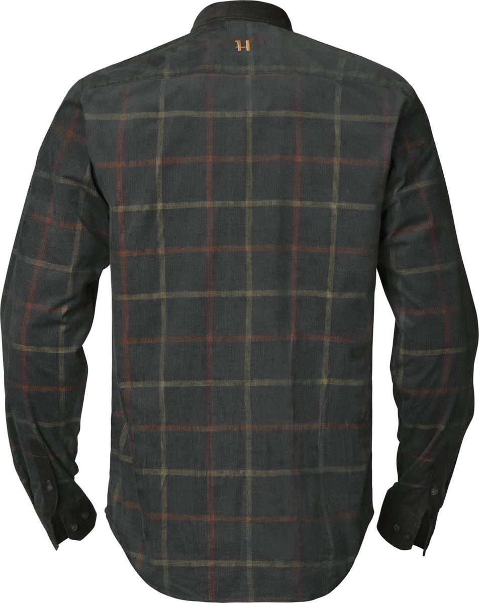 Harkila Kaldfjord corduroy check shirt Phantom