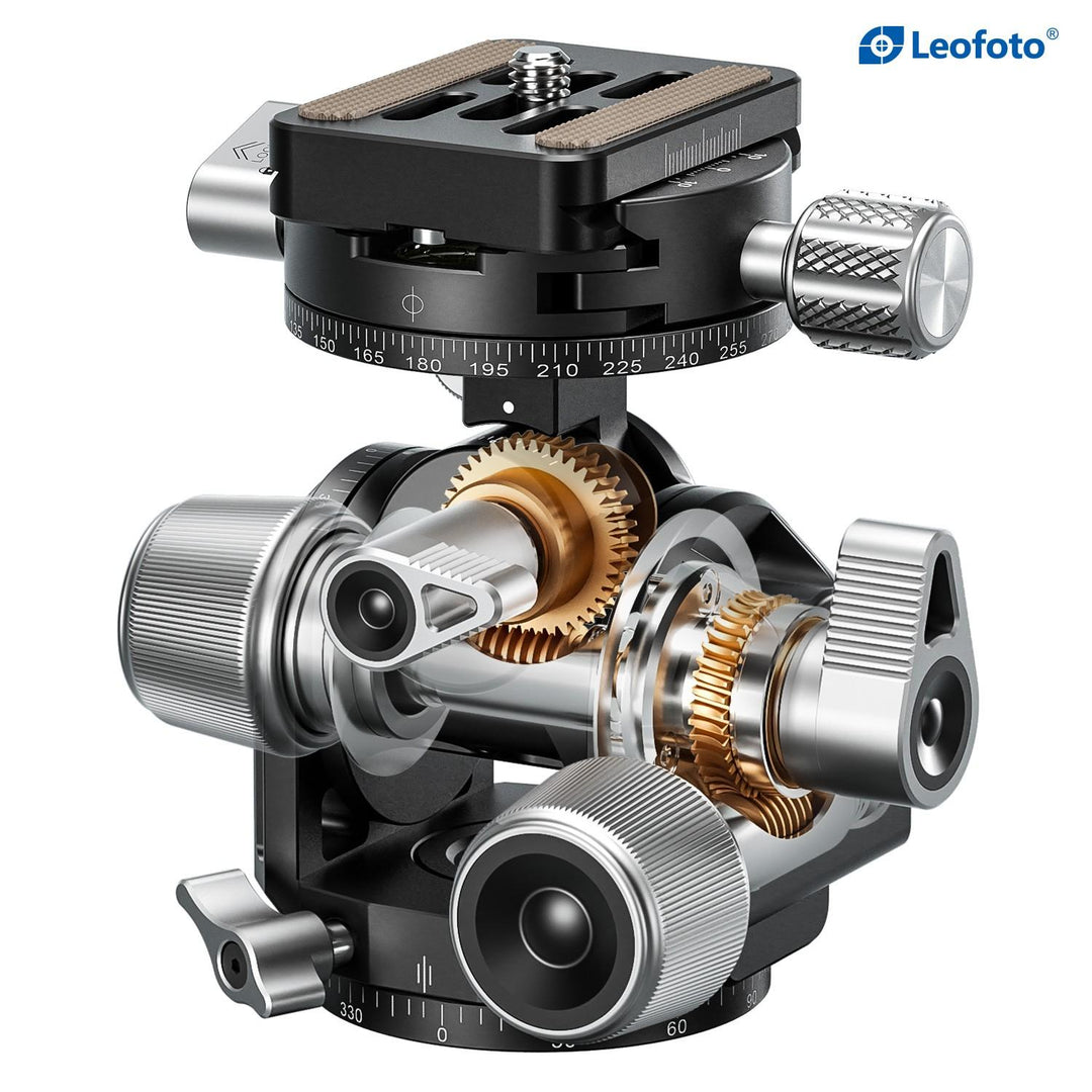 Leofoto G3 3D Geared Head - Compact Arca-Swiss Compatible