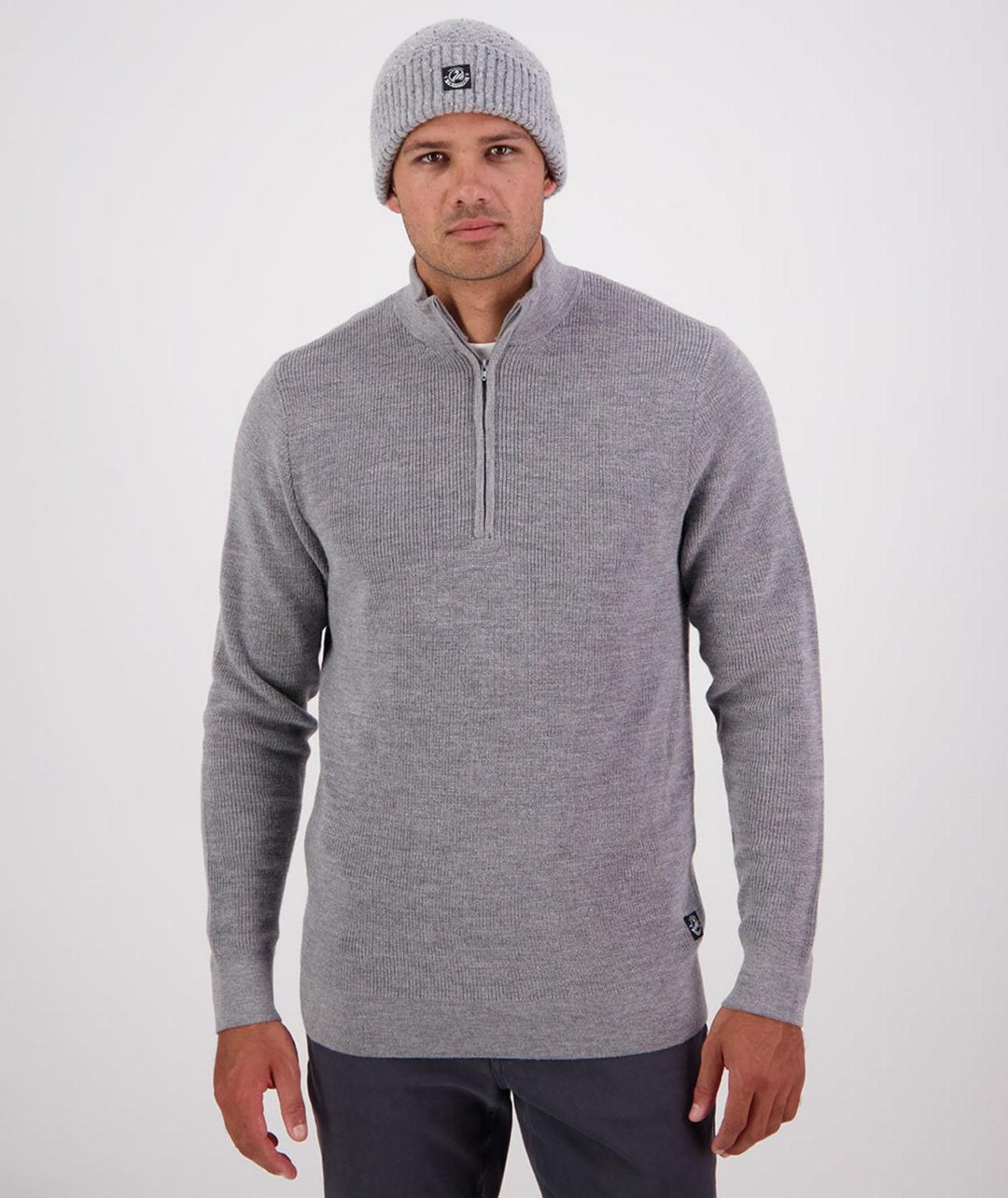 Swanndri Men's Otahu River Quarter Zip Merino Knit