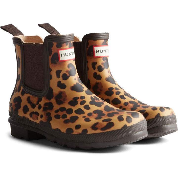 Hunter Original Chelsea Leopard Print Boot Leopard Print/Cho