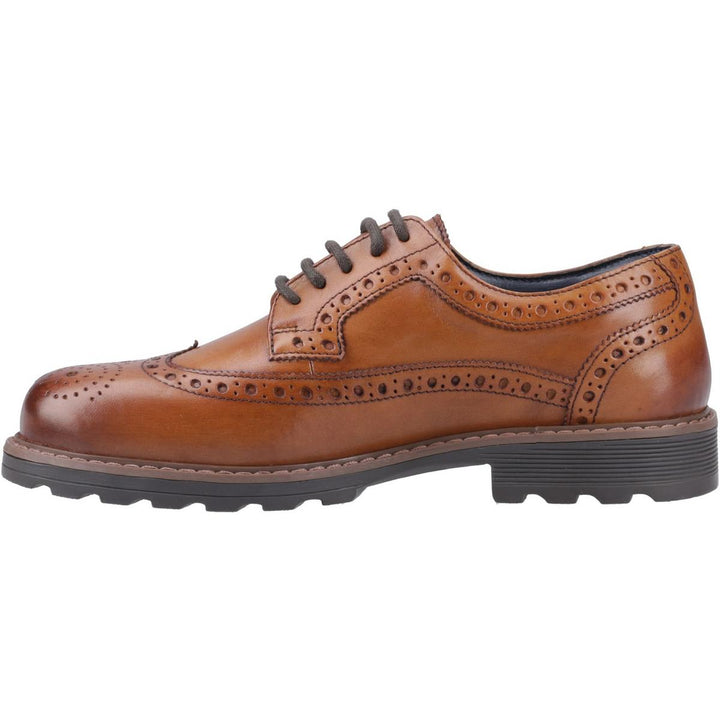 Cotswold Ramsden Brogue Dress Shoe Tan