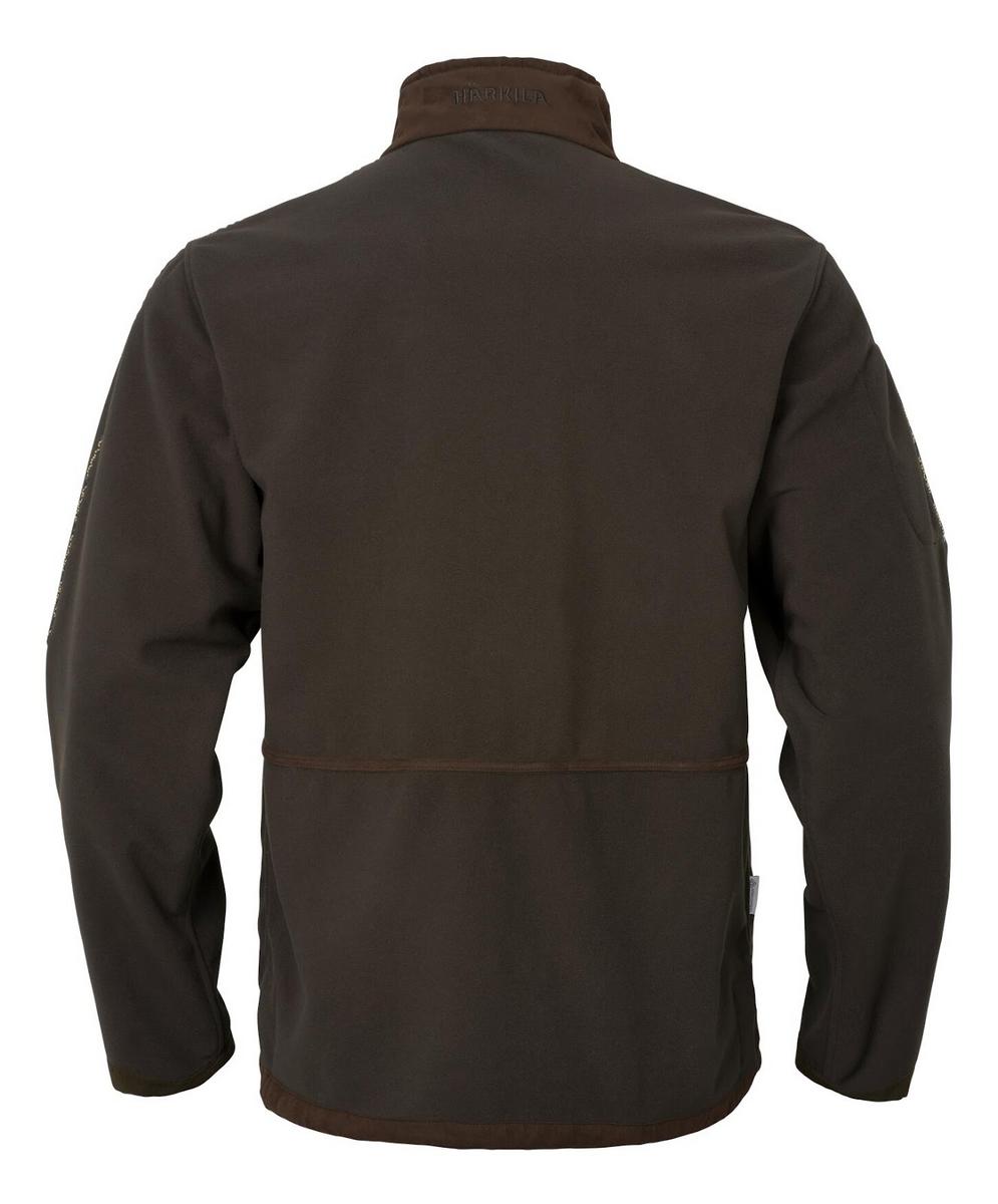Harkila Kamko Regal rev. fleece jacket Red/Brown