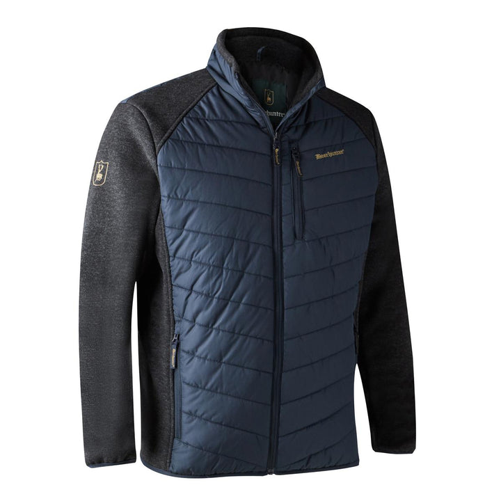 Deerhunter Moor Padded Jacket with knit Dark Blue