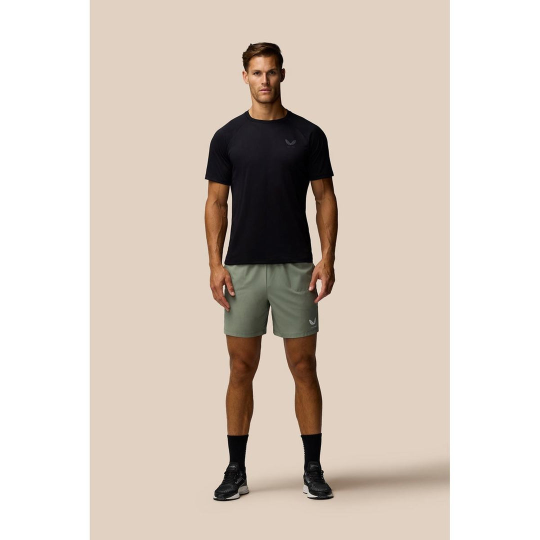 Castore Branded Elastic Shorts Thyme/Mint