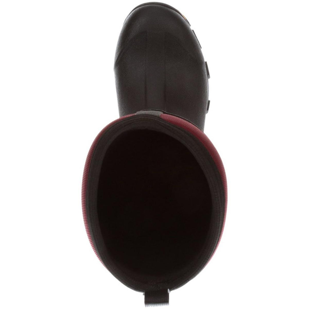 Muck Boots Arctic Ice Tall Wellingtons Black/Maroon