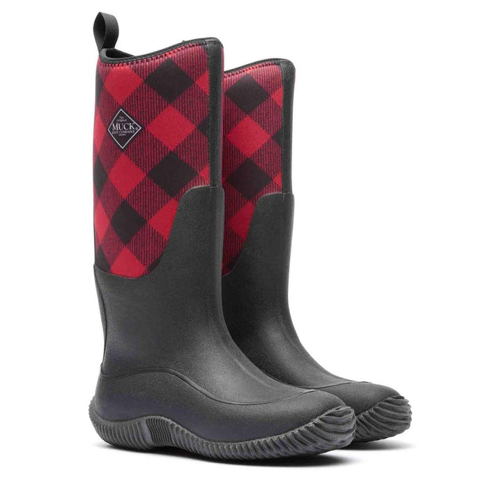 Muck Boots Hale Tall Wellington Black/Buffalo Plaid – view 7