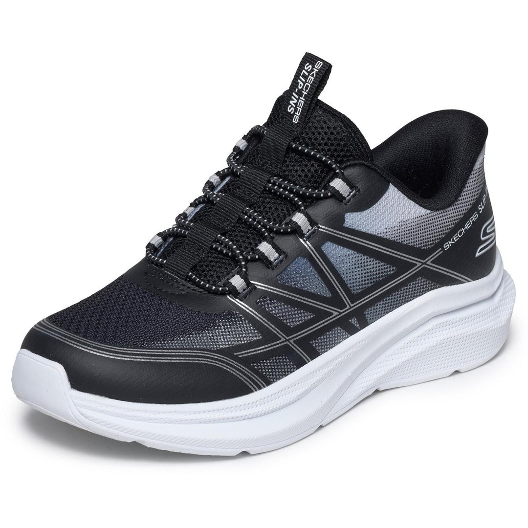MICROSPEC VELOCITY GRID-SHIFT Black/Silver & White Trim