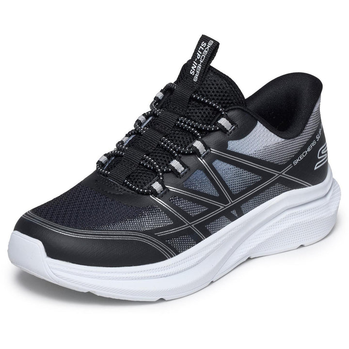 MICROSPEC VELOCITY GRID-SHIFT Black/Silver & White Trim