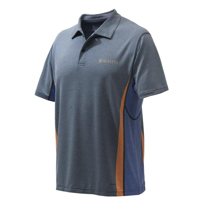 Beretta RUSH POLO Blue Total Eclipse & Orange