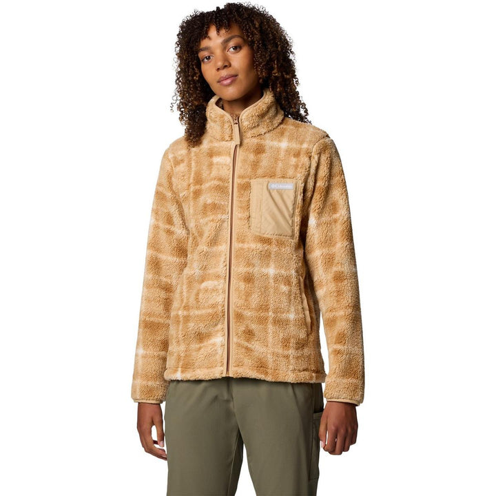Columbia West Bend Print Full Zip Camel