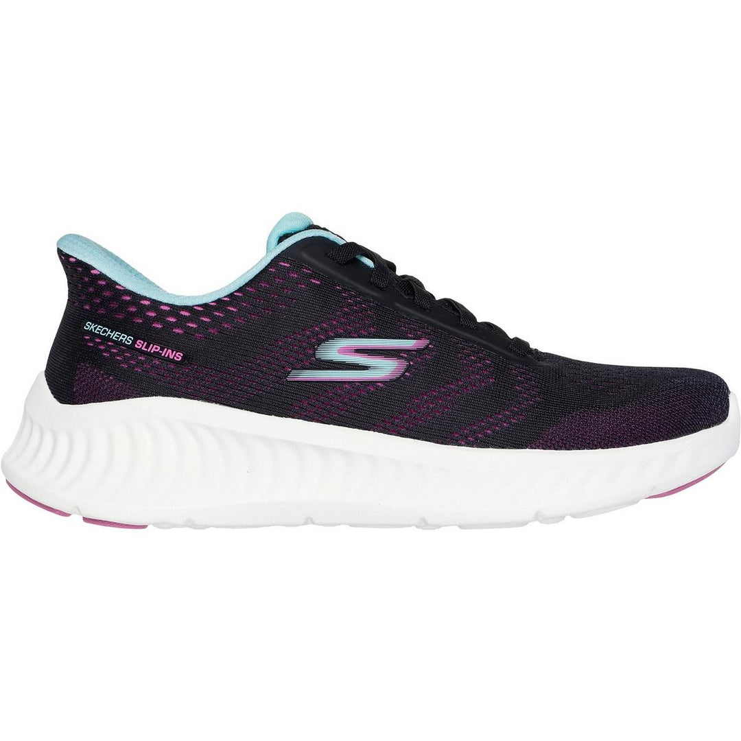 Skechers Go Walk Now Khloe Trainers Black/Purple – view 5