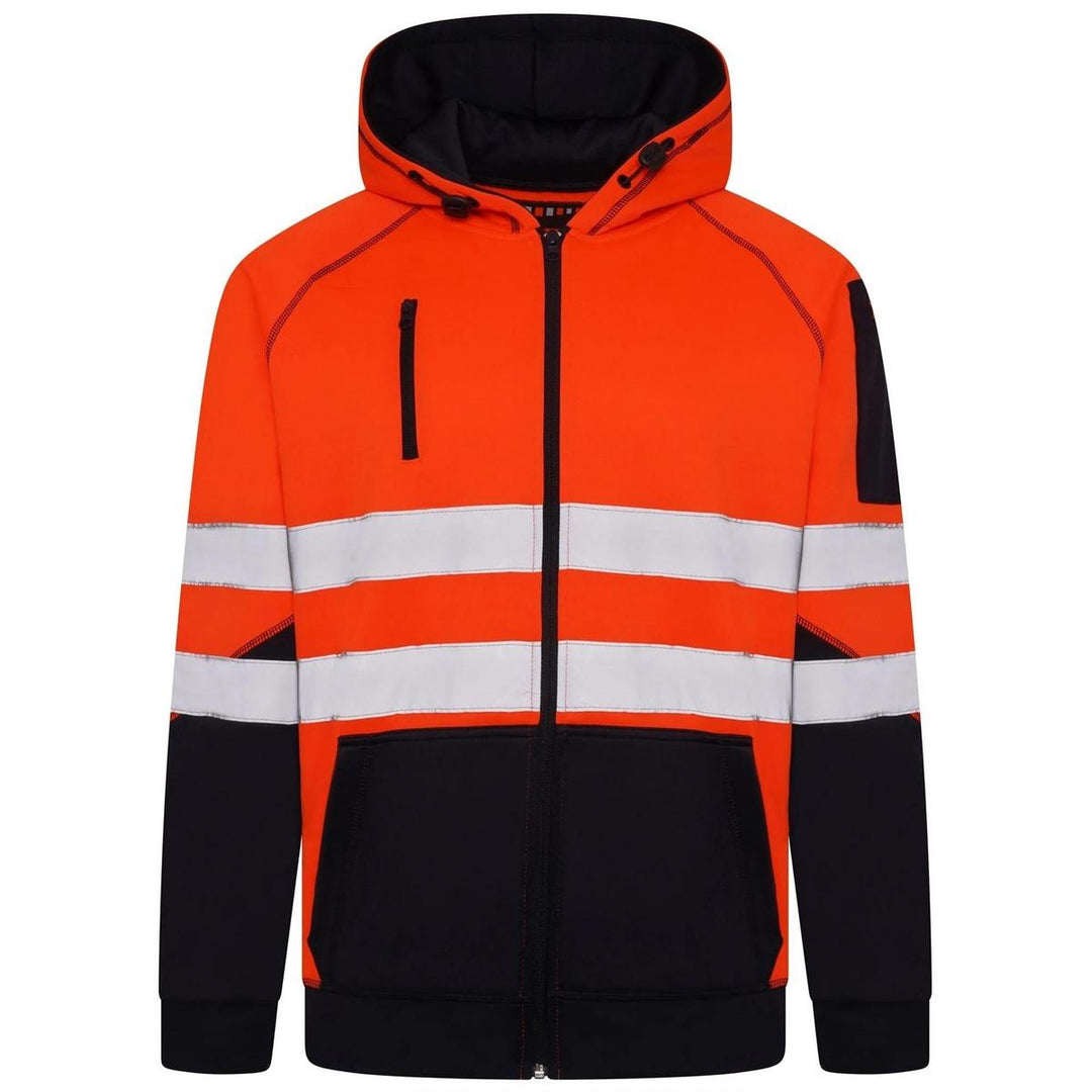 Aviator Hi Vis Zip Hoodie - AV036 – view 2