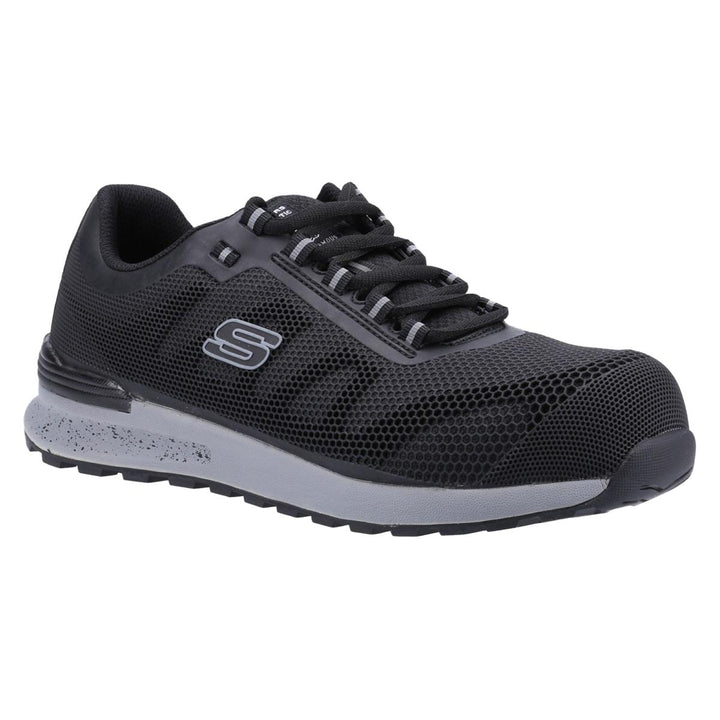 Skechers Workwear Bulklin Bragoo Safety Trainer Black