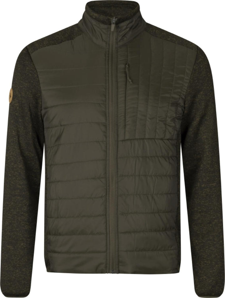 Seeland Theo hybrid jacket Pine green - 100gms Insulation at front and back, YKK zipper – view 3