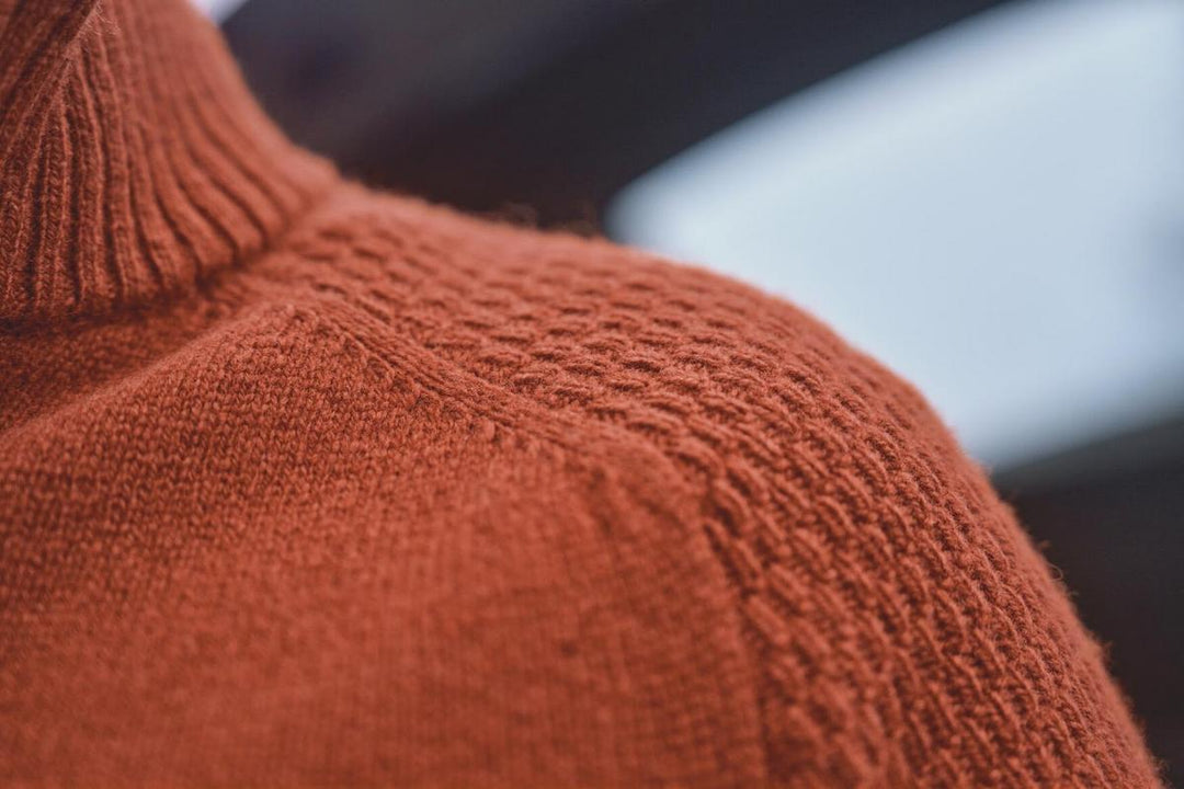 Harkila Vincent merino half zip pullover Bombay brown