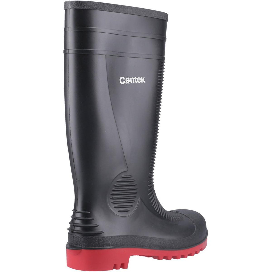 Centek FS340 Safety Wellington Black/Red