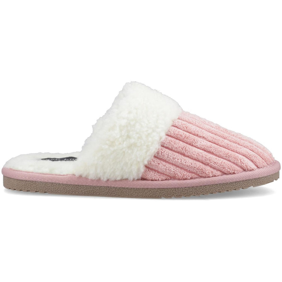 Arianna Cord Slipper PINK