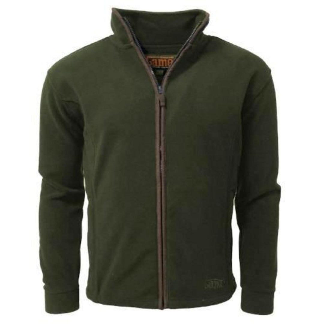 Game Technical Apparel Mens Game Stanton Fleece Jacket - Forest Green