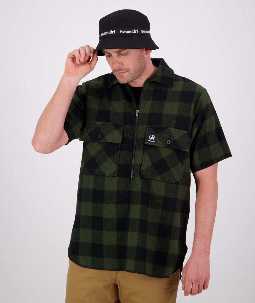 Swanndri Men's Henderson Short Sleeve Wool Jacket
