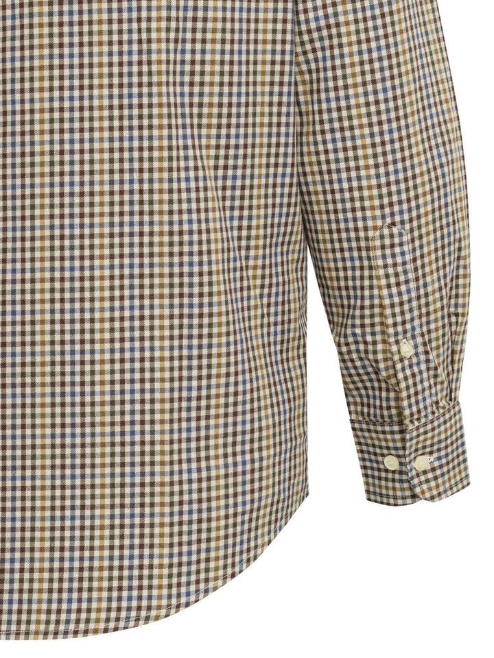 Beretta Bryggen Cotton Shirt Apricot & Bordeaux – view 6