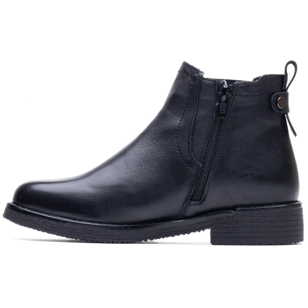 Maddy Leather Boot BLACK