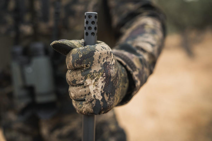 Seeland Grip Camo Gloves InVis MPC green