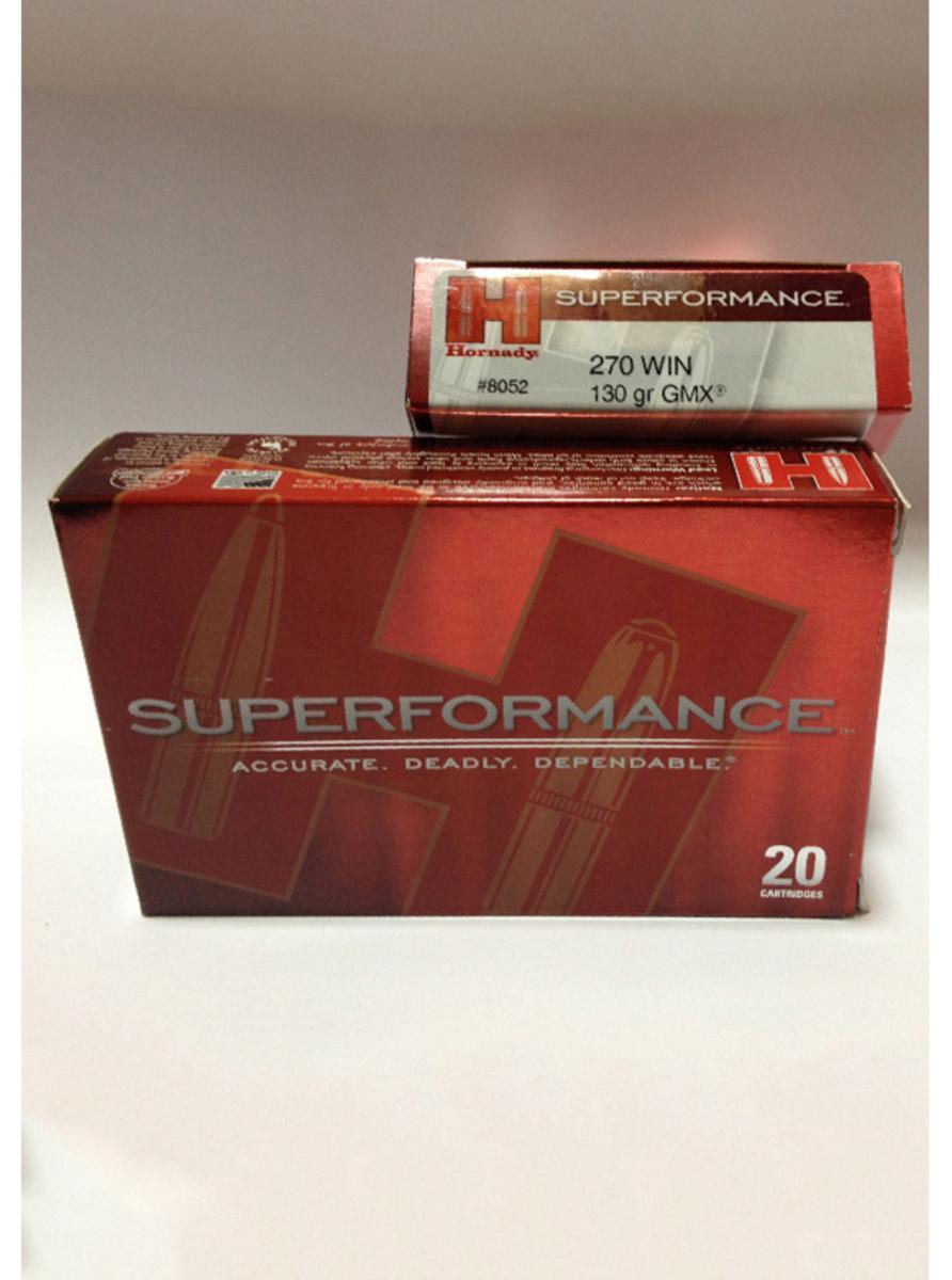 Hornady TBD LFA .270 Superformance 130gr GMX Ammo (20pk)