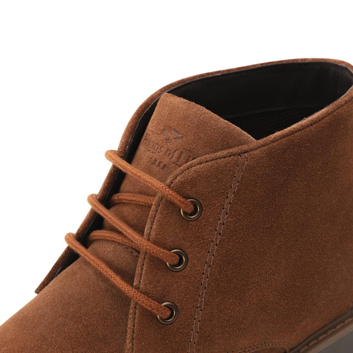 Hoggs of Fife CLAYTON CHUKKA BOOT COFFEE SUEDE