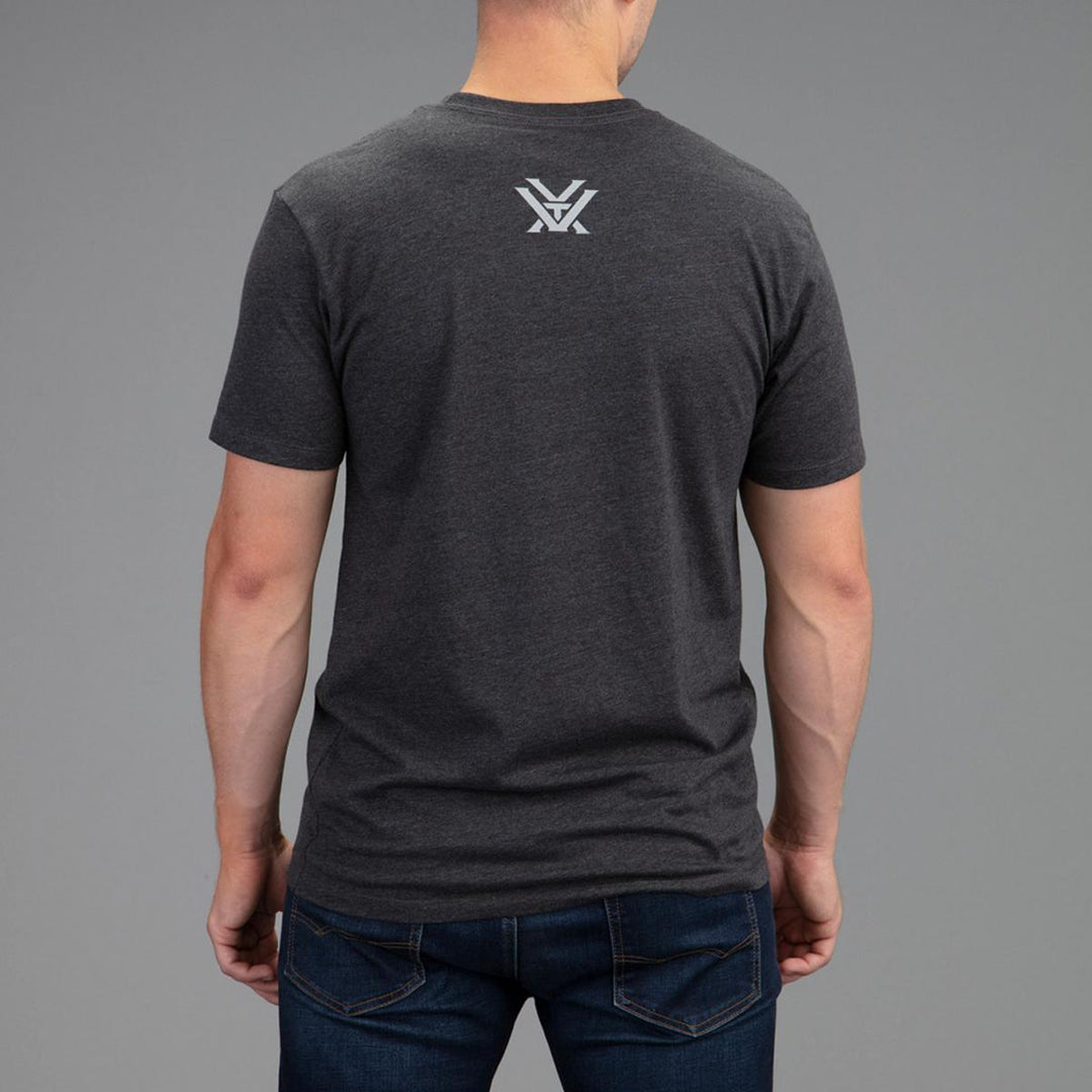 Vortex Vortex Men's Shield T-Shirt Charcoal Heather