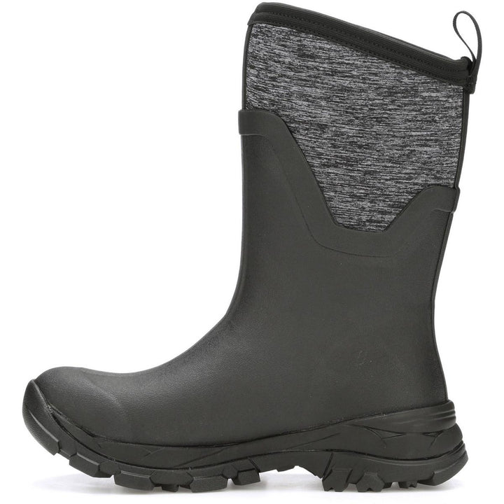 Muck Boots Arctic Ice Mid Wellingtons Black/Jersey Heather