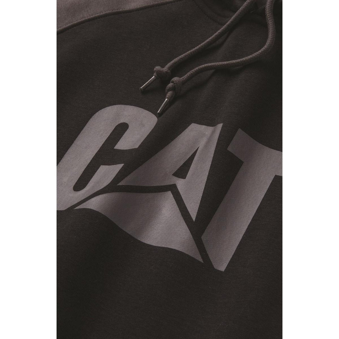 Caterpillar Raglan Hooded Sweatshirt Black/Magnet