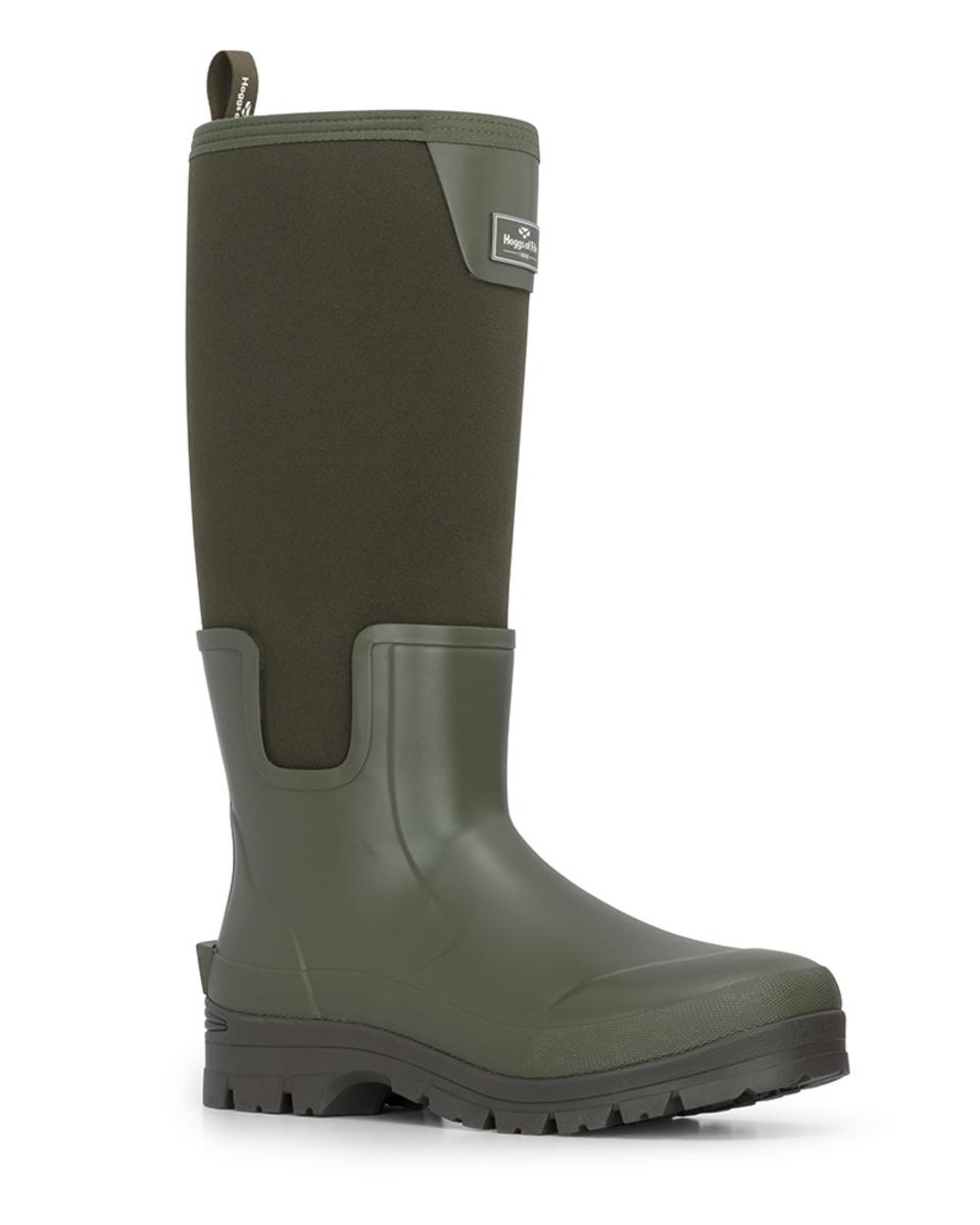 Hoggs of Fife Newport Neoprene 5mm Wellington - Field/Green