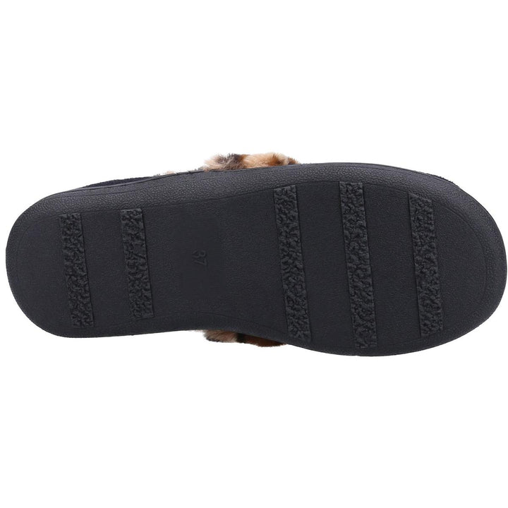 Fleet & Foster Gracemere Slip On Slipper Black