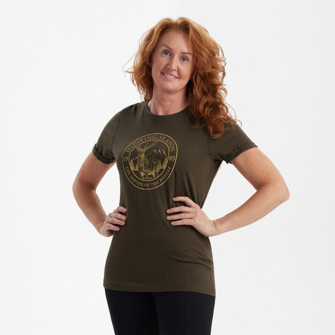 Deerhunter Lady Ella T-shirt - Adventure Green