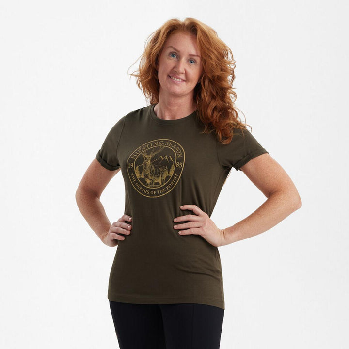 Deerhunter Lady Ella T-shirt - Adventure Green